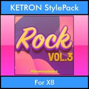 The Greatest Styles By PK Vol. 28  - Rock Vol. 03 - 60 Styles / Song Styles for KETRON X8 in PAT format
