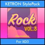 The Greatest Styles By PK Vol. 28  - Rock Vol. 03 - 60 Styles / Song Styles for KETRON XD3 in PAT format