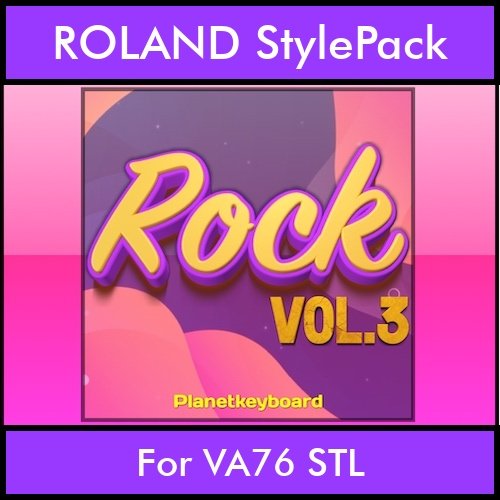 The Greatest Styles By PK Vol. 28  - Rock Vol. 03 - 60 Styles / Song Styles for ROLAND VA76 STL in STL format The Greatest Styles By PK Vol. 28  - Rock Vol. 03 - 60 Styles / Song Styles for ROLAND VA76 STL in STL format