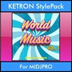 The Greatest Styles By PK Vol. 29  - World Music Vol. 01 - 60 Styles / Song Styles for KETRON MIDJPRO in KST format