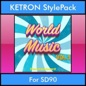 The Greatest Styles By PK Vol. 29  - World Music Vol. 01 - 60 Styles / Song Styles for KETRON SD90 in KST format