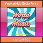 The Greatest Styles By PK Vol. 29  - World Music Vol. 01 - 60 Styles / Song Styles for YAMAHA CVP209 in STY format