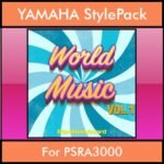 The Greatest Styles By PK Vol. 29  - World Music Vol. 01 - 60 Styles / Song Styles for YAMAHA PSRA3000 in STY format