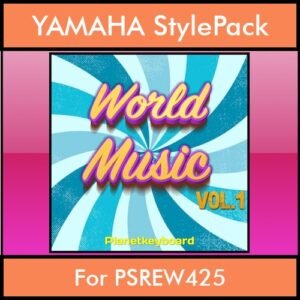 The Greatest Styles By PK Vol. 29 - World Music Vol. 01 - 60 Styles / Song Styles for YAMAHA PSREW425 in STY format