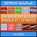 The Greatest Styles By PK Bunde TGS Vol. 01  - Vol. 01 to Vol. 10 - 600 Styles / Song Styles for KETRON XD3 in PAT format