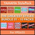 The Greatest Styles By PK Bunde TGS Vol. 01  - Vol. 01 to Vol. 10 - 600 Styles / Song Styles for YAMAHA YPG635 in STY format