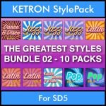 The Greatest Styles By PK Bunde TGS Vol. 02  - Vol. 11 to Vol. 20 - 600 Styles / Song Styles for KETRON SD5 in PAT format