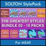 The Greatest Styles By PK Bunde TGS Vol. 02  - Vol. 11 to Vol. 20 - 600 Styles / Song Styles for SOLTON MS40 in PAT format