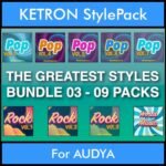 The Greatest Styles By PK Bunde TGS Vol. 03  - Vol. 21 to Vol. 29 - 540 Styles / Song Styles for KETRON AUDYA in PAT format
