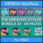 The Greatest Styles By PK Bunde TGS Vol. 03  - Vol. 21 to Vol. 29 - 540 Styles / Song Styles for KETRON VEGA in PAT format