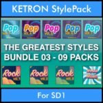 The Greatest Styles By PK Bunde TGS Vol. 03  - Vol. 21 to Vol. 29 - 540 Styles / Song Styles for KETRON SD1 in PAT format
