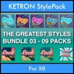 The Greatest Styles By PK Bunde TGS Vol. 03  - Vol. 21 to Vol. 29 - 540 Styles / Song Styles for KETRON X8 in PAT format