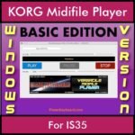 VERSATILE MIDIFILE PLAYER By PK BASIC EDITION V 1  - FOR PC - COMPUTER for KORG IS35 in MID format
