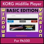 VERSATILE MIDIFILE PLAYER By PK BASIC EDITION V 1  - FOR PC - COMPUTER for KORG PA500 in MID format