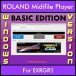VERSATILE MIDIFILE PLAYER By PK BASIC EDITION V 1  - FOR PC - COMPUTER for ROLAND EXRGR5 in MID format