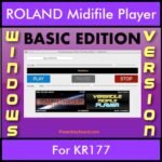 VERSATILE MIDIFILE PLAYER By PK BASIC EDITION V 1  - FOR PC - COMPUTER for ROLAND KR177 in MID format
