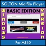 VERSATILE MIDIFILE PLAYER By PK BASIC EDITION V 1  - FOR PC - COMPUTER for SOLTON MS60 in MID format