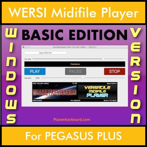 VERSATILE MIDIFILE PLAYER By PK BASIC EDITION V 1  - FOR PC - COMPUTER for WERSI PEGASUS PLUS in MID format VERSATILE MIDIFILE PLAYER By PK BASIC EDITION V 1  - FOR PC - COMPUTER for WERSI PEGASUS PLUS in MID format