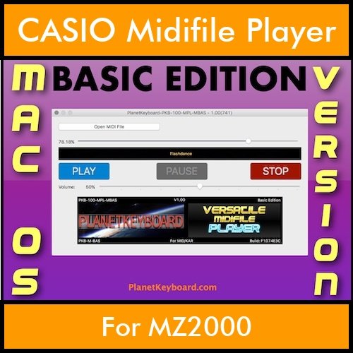VERSATILE MIDIFILE PLAYER By PK BASIC EDITION V 1 - FOR MAC - COMPUTER for CASIO MZ2000 in MID format VERSATILE MIDIFILE PLAYER By PK BASIC EDITION V 1 - FOR MAC - COMPUTER for CASIO MZ2000 in MID format