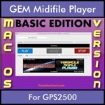 VERSATILE MIDIFILE PLAYER By PK BASIC EDITION V 1  - FOR MAC - COMPUTER for GEM GPS2500 in MID format