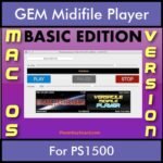 VERSATILE MIDIFILE PLAYER By PK BASIC EDITION V 1 - FOR MAC - COMPUTER for GEM PS1500 in MID format