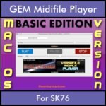 VERSATILE MIDIFILE PLAYER By PK BASIC EDITION V 1 - FOR MAC - COMPUTER for GEM SK76 in MID format
