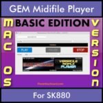 VERSATILE MIDIFILE PLAYER By PK BASIC EDITION V 1 - FOR MAC - COMPUTER for GEM SK880 in MID format