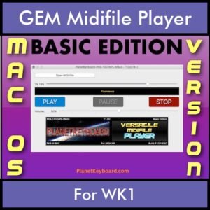 VERSATILE MIDIFILE PLAYER By PK BASIC EDITION V 1  - FOR MAC - COMPUTER for GEM WK1 in MID format