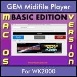 VERSATILE MIDIFILE PLAYER By PK BASIC EDITION V 1  - FOR MAC - COMPUTER for GEM WK2000 in MID format
