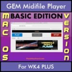 VERSATILE MIDIFILE PLAYER By PK BASIC EDITION V 1  - FOR MAC - COMPUTER for GEM WK4 PLUS in MID format