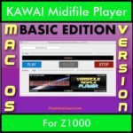 VERSATILE MIDIFILE PLAYER By PK BASIC EDITION V 1  - FOR MAC - COMPUTER for KAWAI Z1000 in MID format