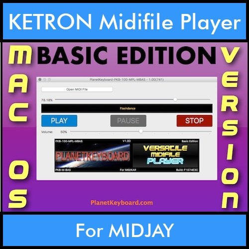 VERSATILE MIDIFILE PLAYER By PK BASIC EDITION V 1 - FOR MAC - COMPUTER for KETRON MIDJAY in MID format VERSATILE MIDIFILE PLAYER By PK BASIC EDITION V 1 - FOR MAC - COMPUTER for KETRON MIDJAY in MID format