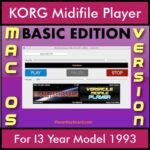 VERSATILE MIDIFILE PLAYER By PK BASIC EDITION V 1  - FOR MAC - COMPUTER for KORG I3 Year Model 1993 in MID format