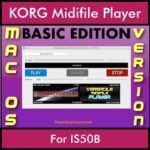 VERSATILE MIDIFILE PLAYER By PK BASIC EDITION V 1  - FOR MAC - COMPUTER for KORG IS50B in MID format