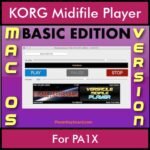 VERSATILE MIDIFILE PLAYER By PK BASIC EDITION V 1  - FOR MAC - COMPUTER for KORG PA1X in MID format