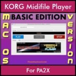 VERSATILE MIDIFILE PLAYER By PK BASIC EDITION V 1  - FOR MAC - COMPUTER for KORG PA2X in MID format