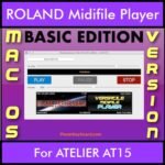 VERSATILE MIDIFILE PLAYER By PK BASIC EDITION V 1  - FOR MAC - COMPUTER for ROLAND ATELIER AT15 in MID format