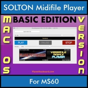 VERSATILE MIDIFILE PLAYER By PK BASIC EDITION V 1  - FOR MAC - COMPUTER for SOLTON MS60 in MID format