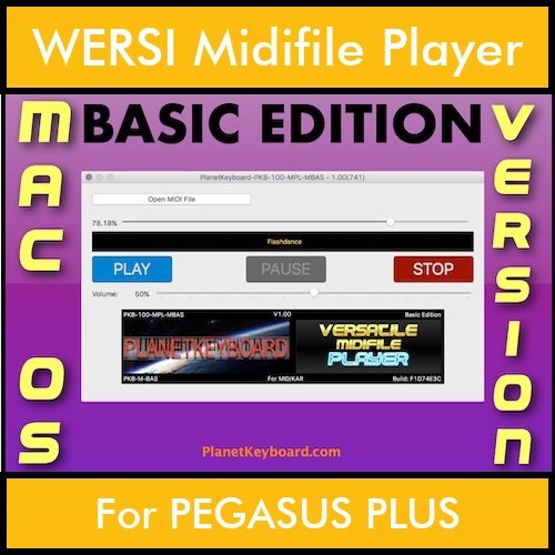 VERSATILE MIDIFILE PLAYER By PK BASIC EDITION V 1  - FOR MAC - COMPUTER for WERSI PEGASUS PLUS in MID format VERSATILE MIDIFILE PLAYER By PK BASIC EDITION V 1  - FOR MAC - COMPUTER for WERSI PEGASUS PLUS in MID format