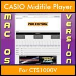 VERSATILE MIDIFILE PLAYER By PK PROFESSIONAL EDITION V 1  - FOR MAC - COMPUTER for CASIO CTS1000V in MID format