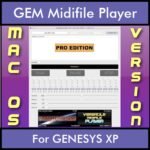 VERSATILE MIDIFILE PLAYER By PK PROFESSIONAL EDITION V 1 - FOR MAC - COMPUTER for GEM GENESYS XP in MID format