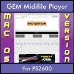 VERSATILE MIDIFILE PLAYER By PK PROFESSIONAL EDITION V 1  - FOR MAC - COMPUTER for GEM PS2600 in MID format
