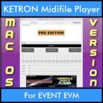 VERSATILE MIDIFILE PLAYER By PK PROFESSIONAL EDITION V 1  - FOR MAC - COMPUTER for KETRON EVENT EVM in MID format