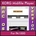 VERSATILE MIDIFILE PLAYER By PK PROFESSIONAL EDITION V 1  - FOR MAC - COMPUTER for KORG PA1000 in MID format