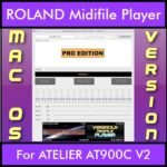 VERSATILE MIDIFILE PLAYER By PK PROFESSIONAL EDITION V 1  - FOR MAC - COMPUTER for ROLAND ATELIER AT900C V2 in MID format
