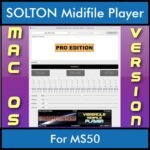 VERSATILE MIDIFILE PLAYER By PK PROFESSIONAL EDITION V 1  - FOR MAC - COMPUTER for SOLTON MS50 in MID format