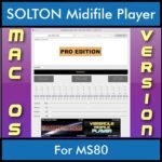 VERSATILE MIDIFILE PLAYER By PK PROFESSIONAL EDITION V 1  - FOR MAC - COMPUTER for SOLTON MS80 in MID format