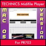 VERSATILE MIDIFILE PLAYER By PK PROFESSIONAL EDITION V 1  - FOR MAC - COMPUTER for TECHNICS PR703 in MID format