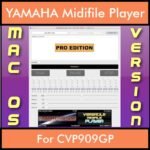VERSATILE MIDIFILE PLAYER By PK PROFESSIONAL EDITION V 1  - FOR MAC - COMPUTER for YAMAHA CVP909GP in MID format
