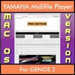 VERSATILE MIDIFILE PLAYER By PK PROFESSIONAL EDITION V 1  - FOR MAC - COMPUTER for YAMAHA GENOS 2 in MID format